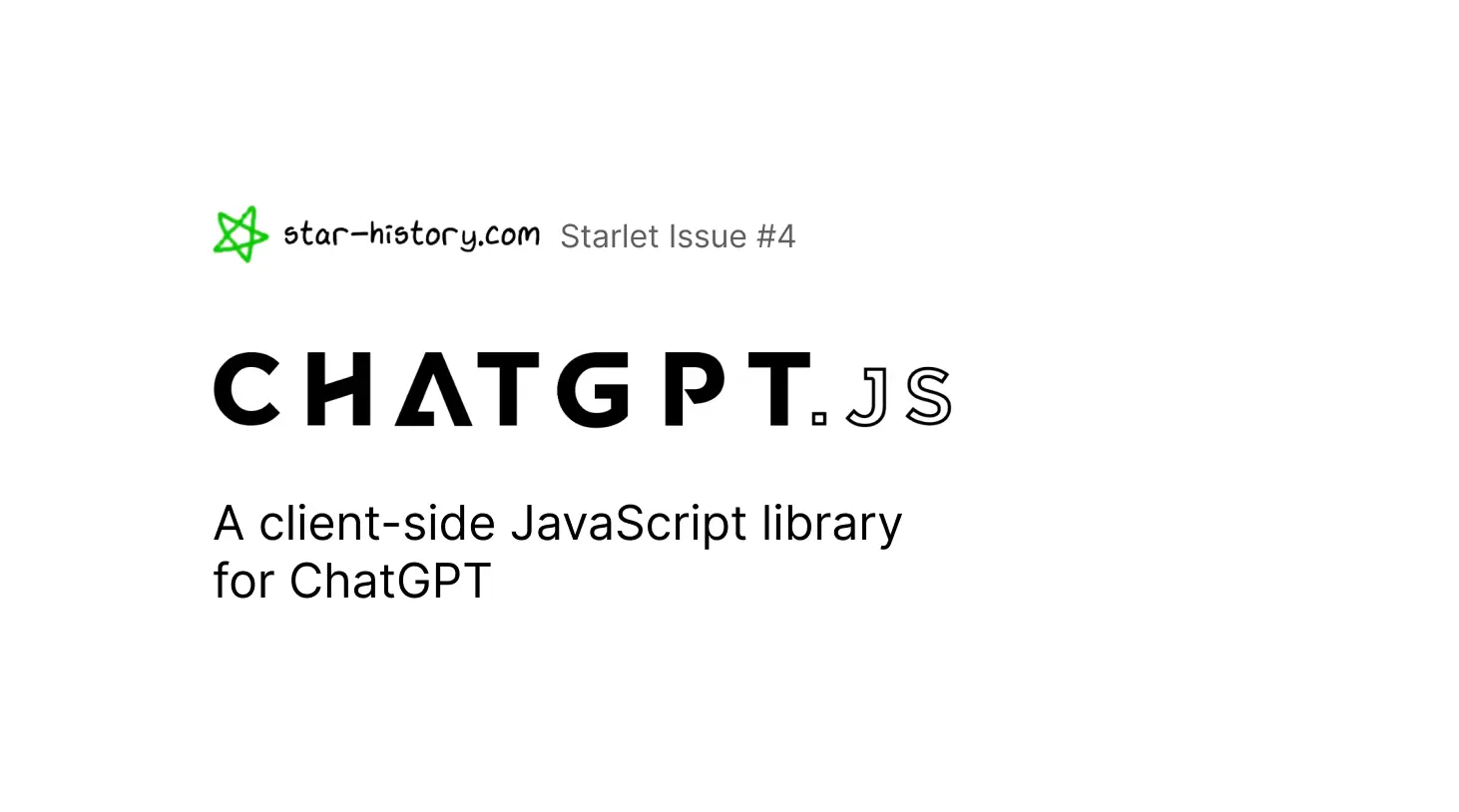 Starlet #4 chatgpt.js - Client-side JavaScript library for ChatGPT