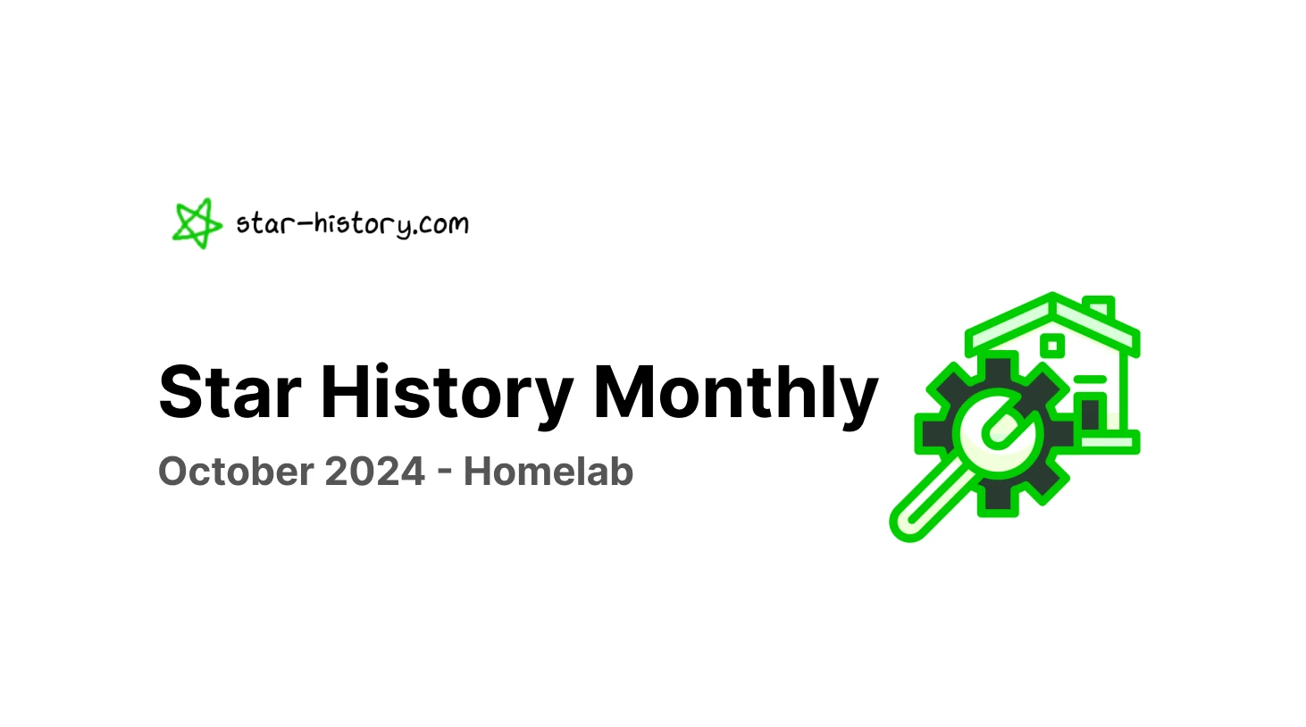 Star History Monthly Oct 2024 | Homelab