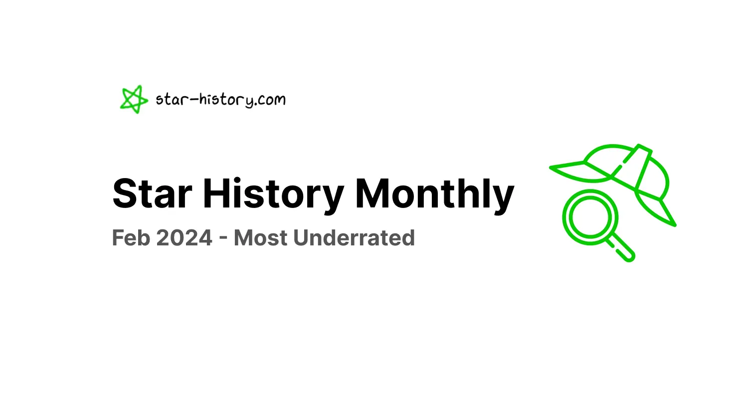 Star History Monthly Feb 2024 | Underrated Open Source Projects