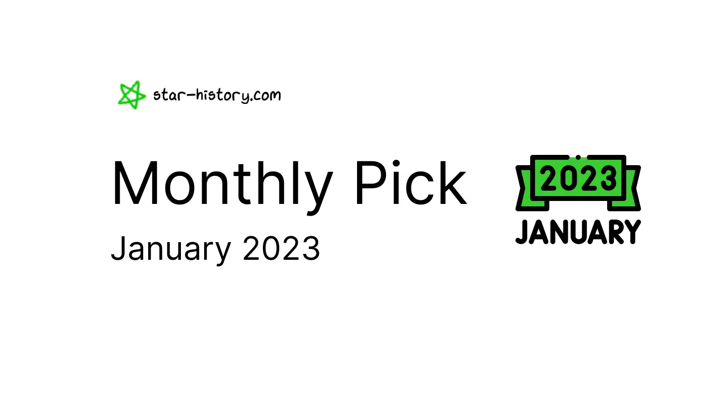 Star History Monthly Jan 2023