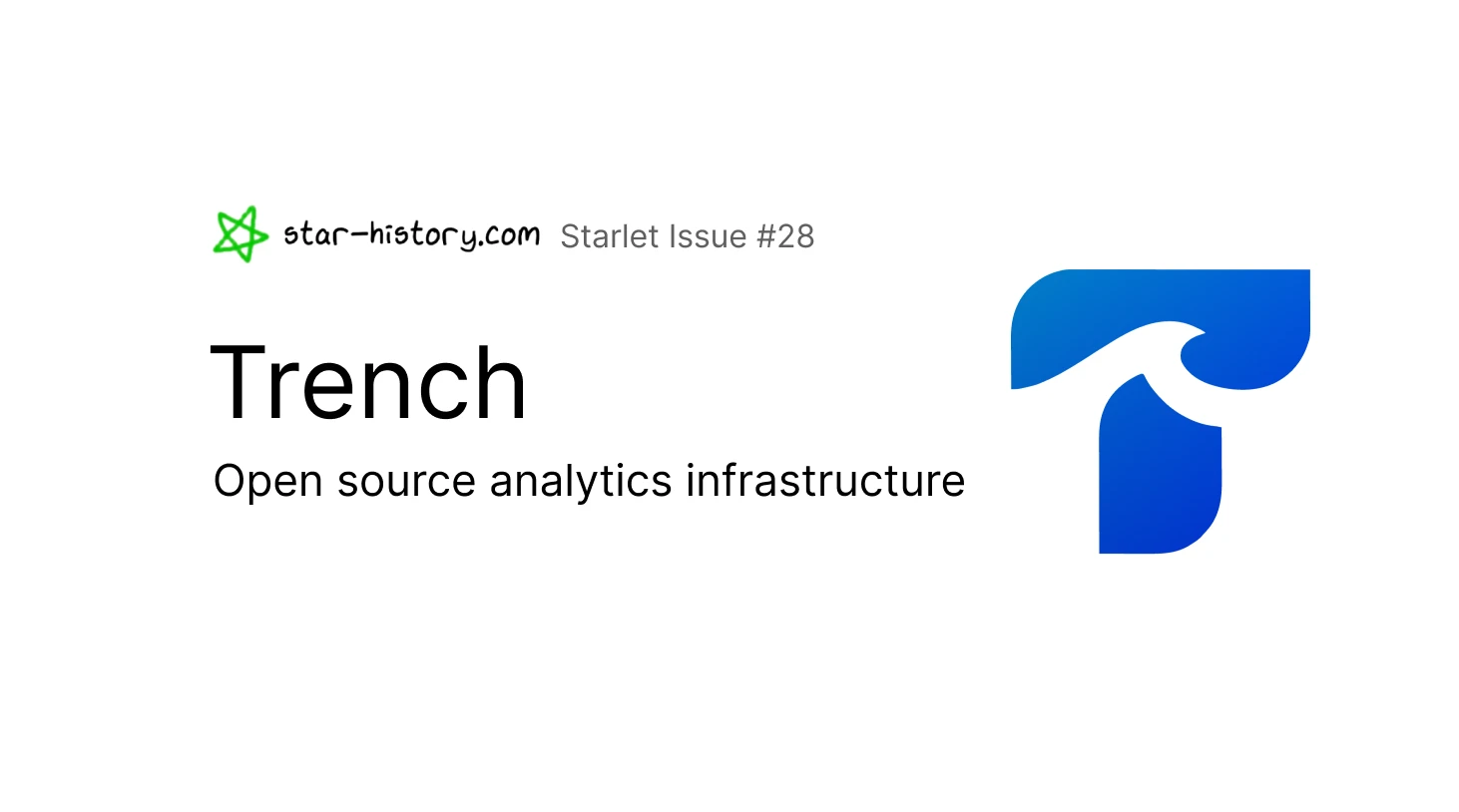 Starlet #28 Trench: Open source analytics infrastructure